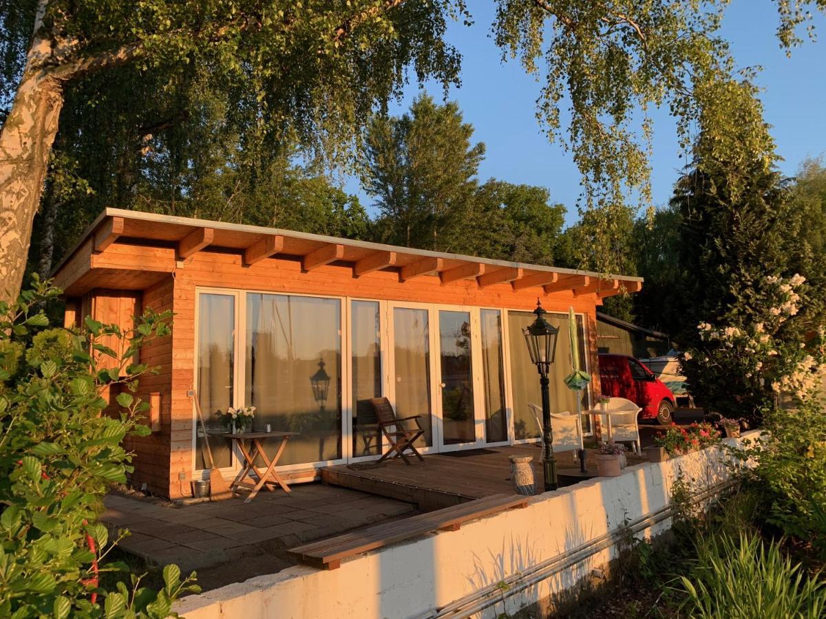 Tiny House Oder Ferienwohnung Auf Der Sunset Marina 柏林 外观 照片