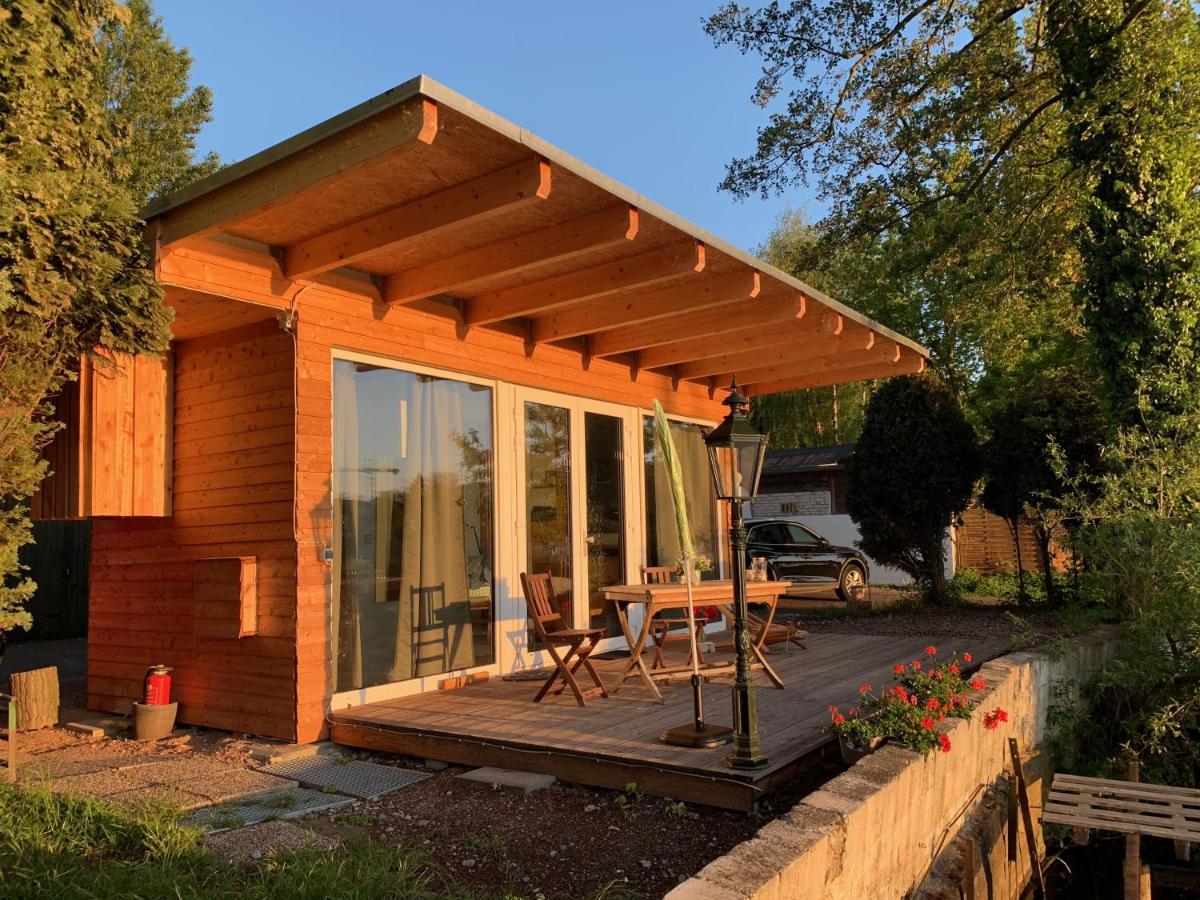 Tiny House Oder Ferienwohnung Auf Der Sunset Marina 柏林 外观 照片