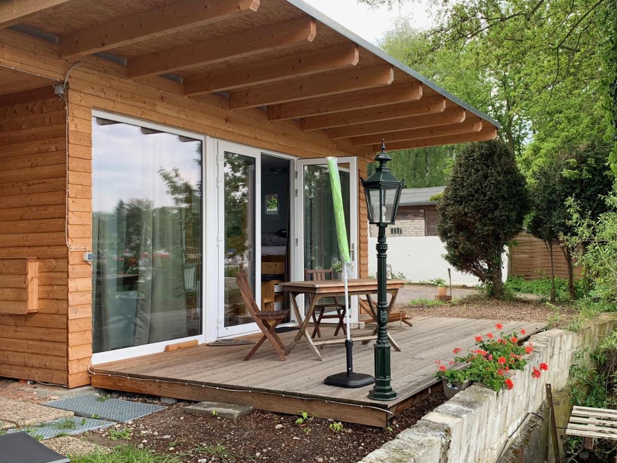 Tiny House Oder Ferienwohnung Auf Der Sunset Marina 柏林 外观 照片